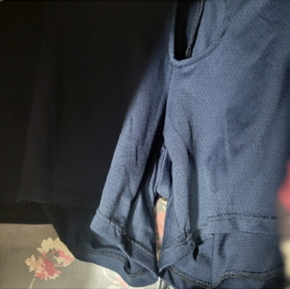 Rider by Lee Women's Utility Midrise Skirt Skorts Navy Pink Floral sz 14MED - Picture 6 of 7